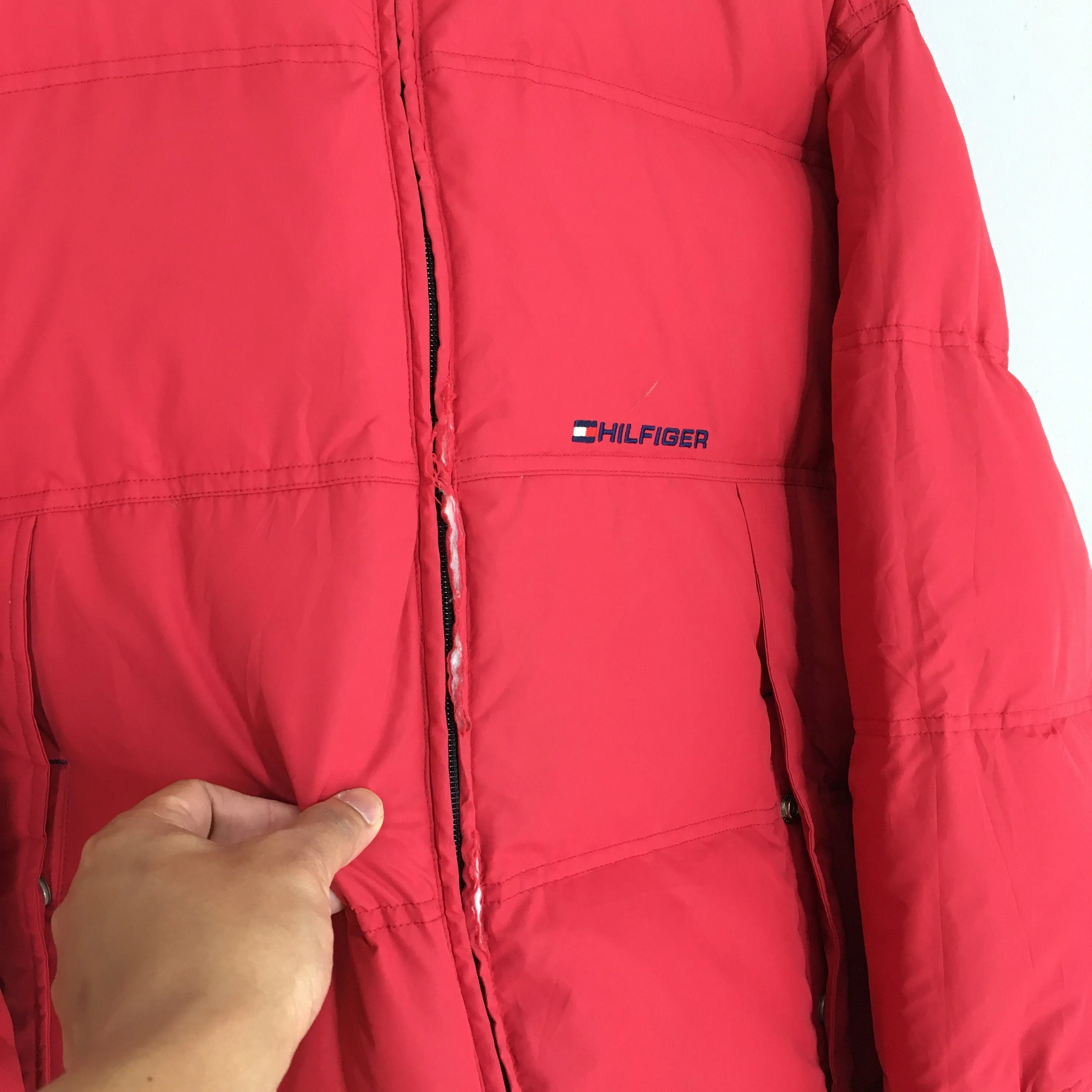 Tommy Hilfiger Puffer Goose Jacket Warmer Large